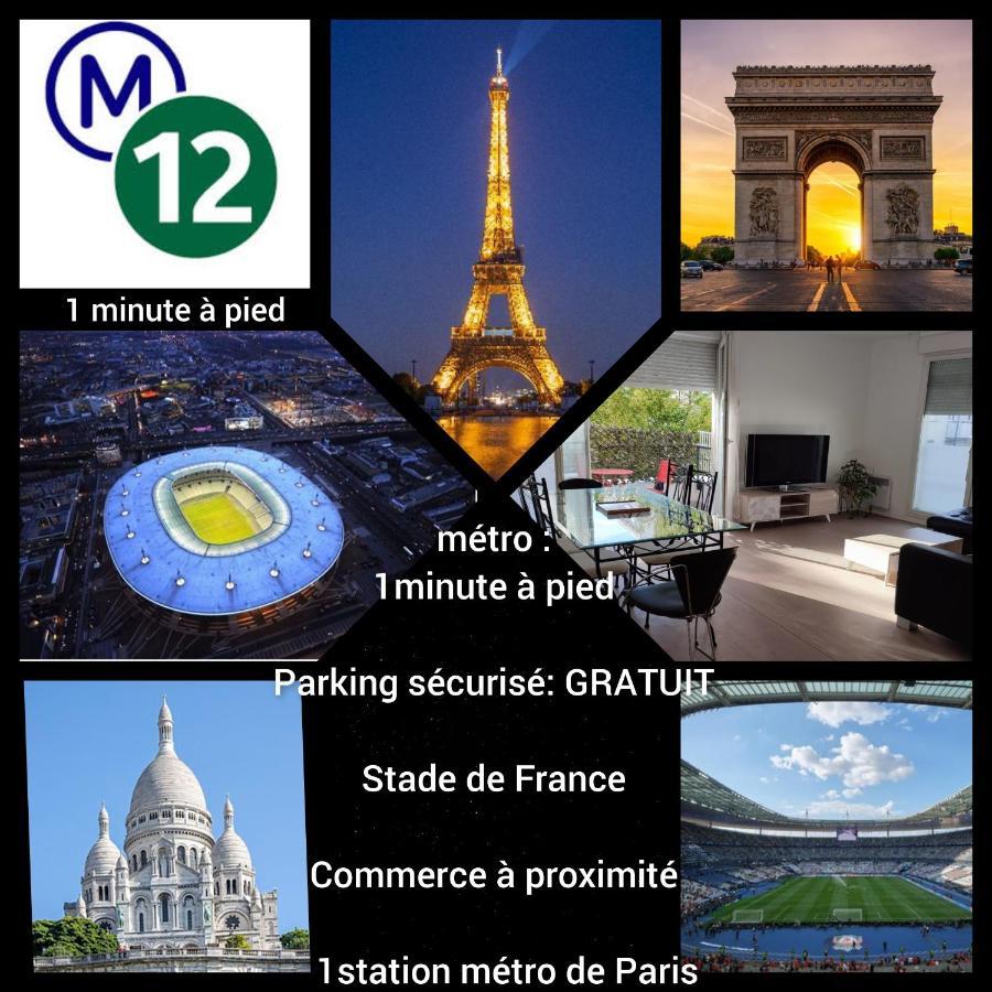 Big Logement , Jo2024, Stade De France, Paris, Metro , Parking Gratuit Saint-Denis  Eksteriør bilde